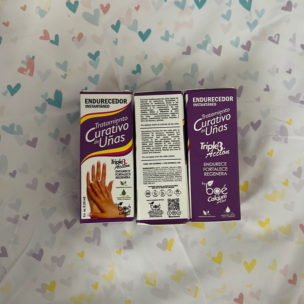 BOE Calcium Triple action: Grow, Cure, Repair, and Restore Damaged Nails. 0.6 oz